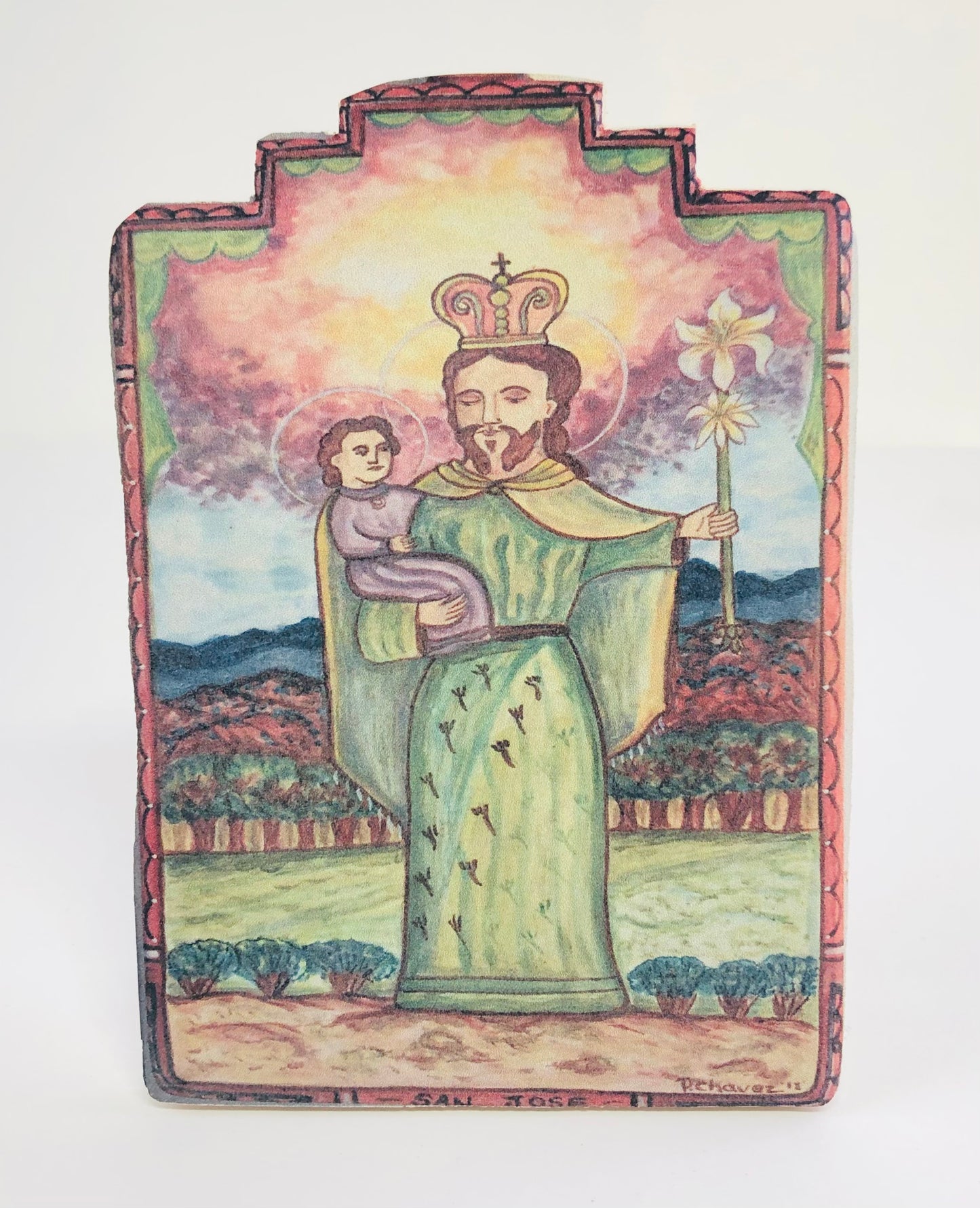 Retablo-Saint Joseph (replica)