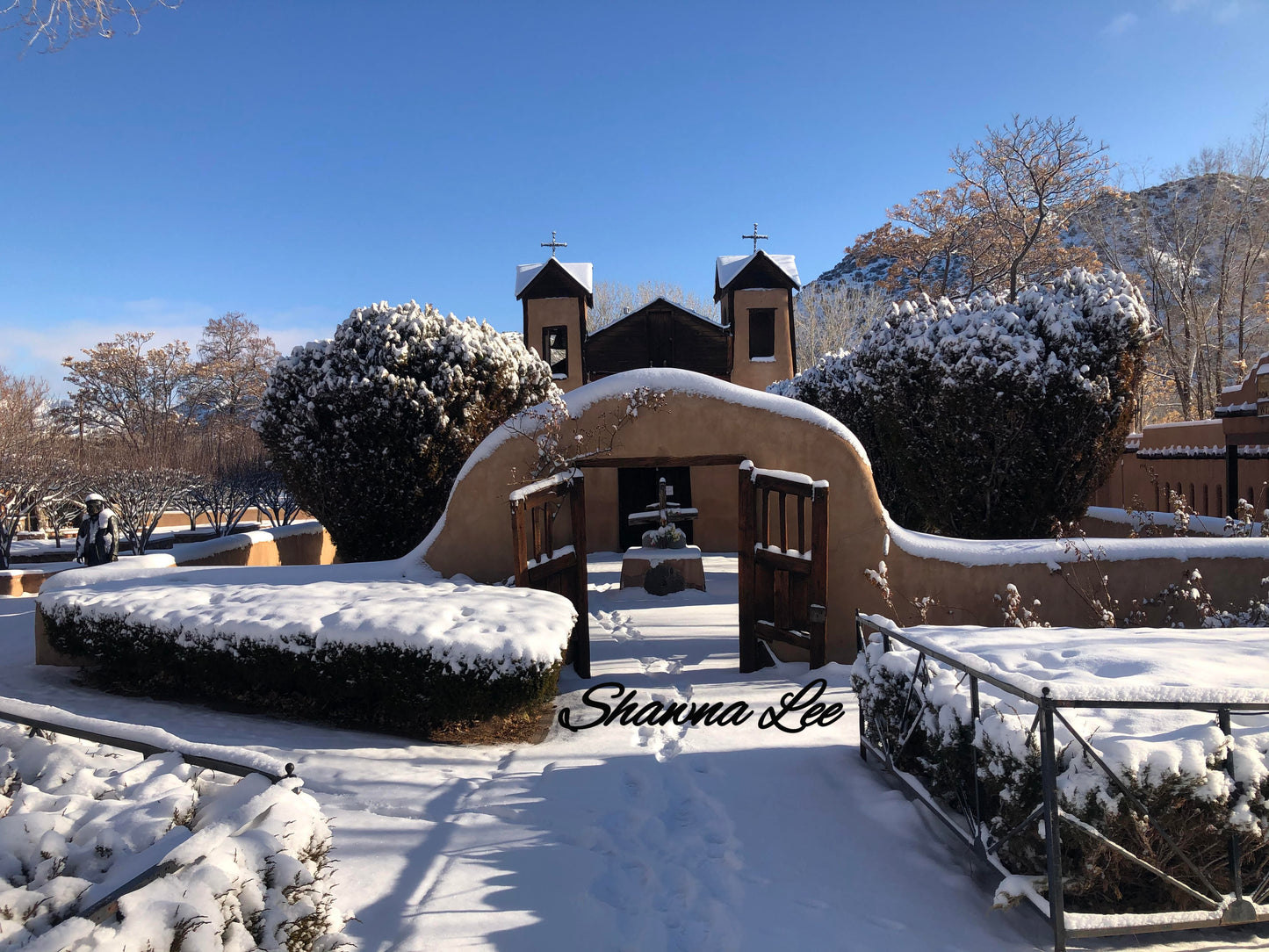 Print-El Santuario de Chimayo Winter 002