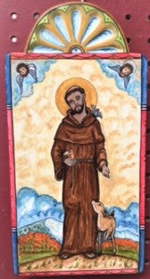 Retablo-Saint Francis of Assisi (original) 002