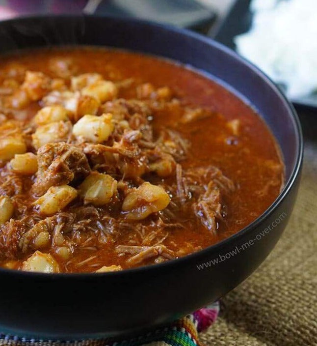 posole with red chile